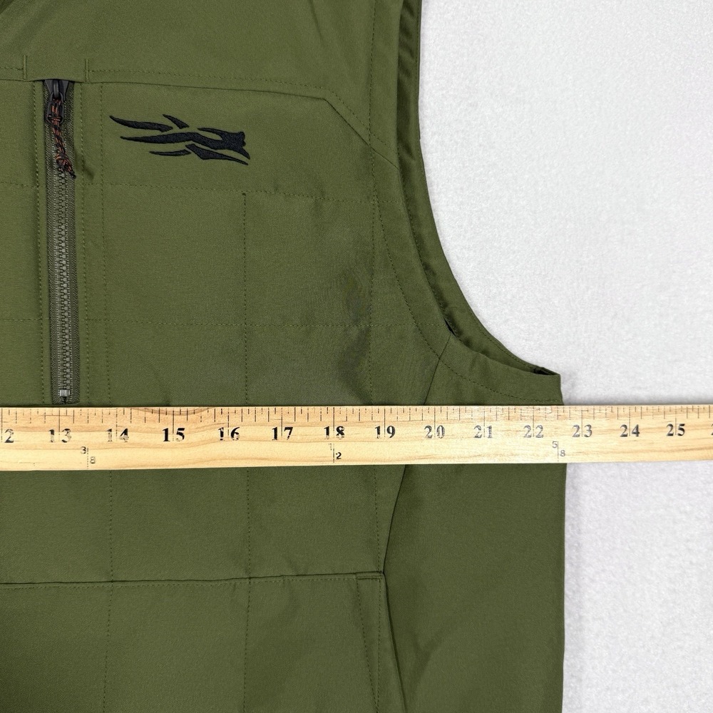 Sitka Gear Grindstone Work Vest Men Large Gore Tex Windstopper Green Jacket NWOT - Picture 10 of 16